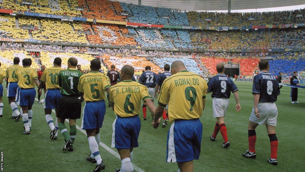 On June 10 Scotland met Brazil on the opening day of the 1998 World Cup