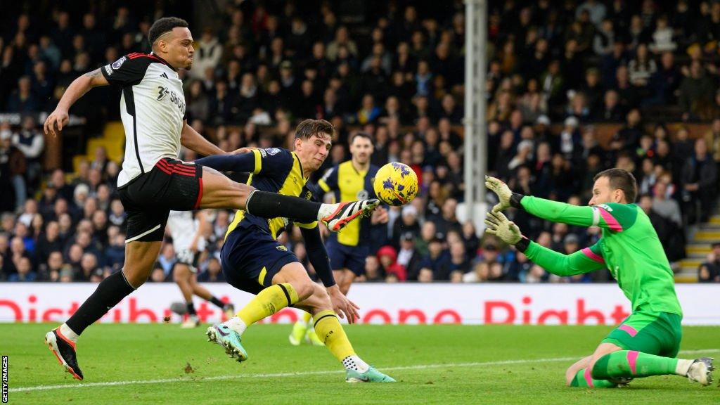 Rodrigo Muniz doubles Fulham's lead in the Premier League match against Bournemouth at Craven Cottage