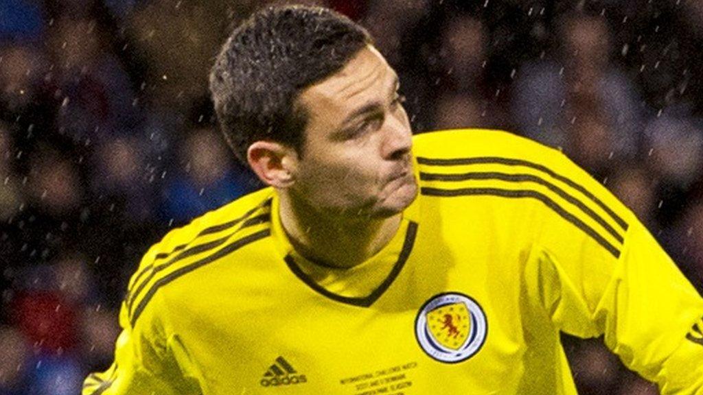 Scotland goalkeeper Craig Gordon