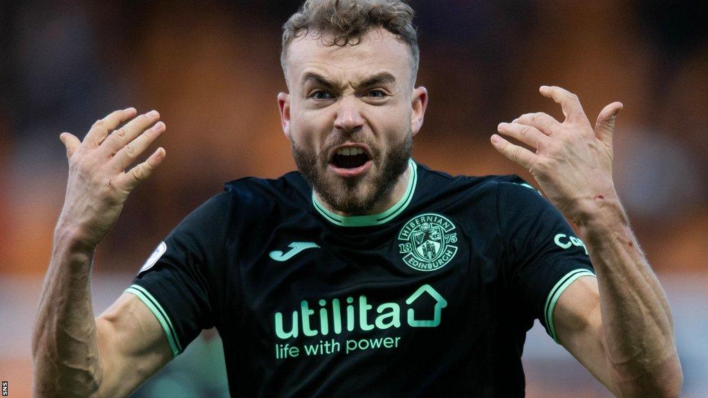 Hibernian centre-half Ryan Porteous