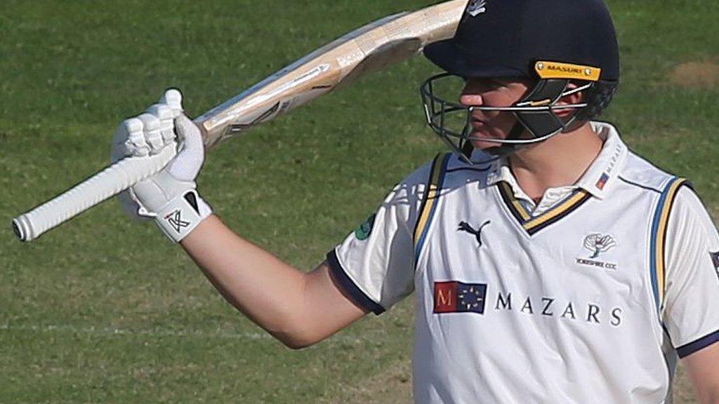 Gary Ballance celebrates