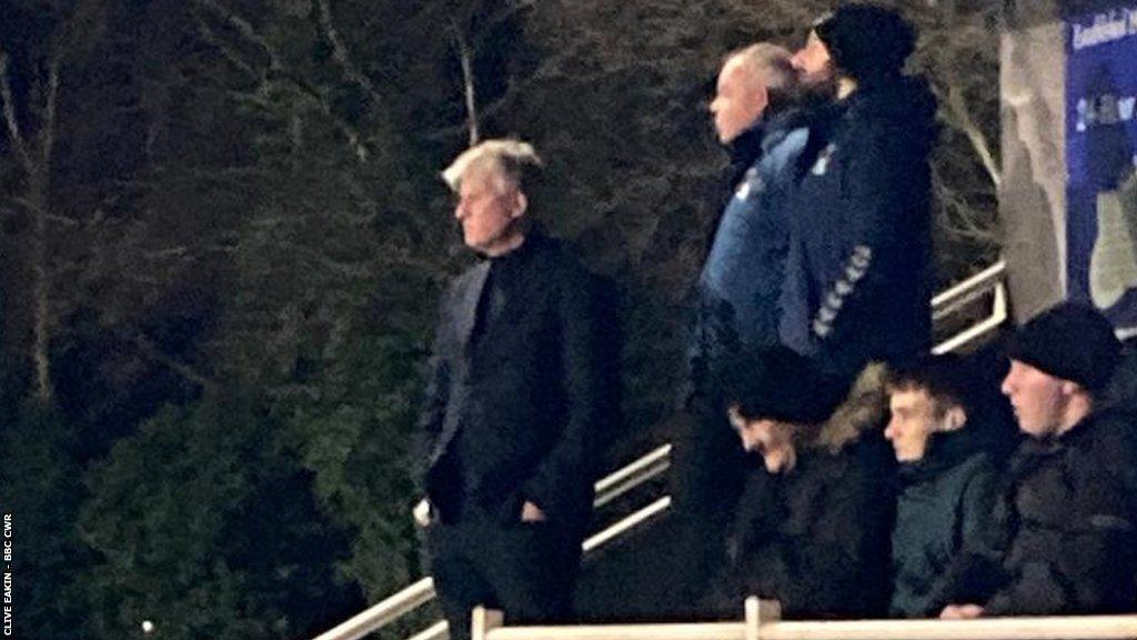 Doug King was at Monday night’s Coventry City Under-21s Birmingham Senior Cup tie at Coleshill with chief executive Dave Boddy