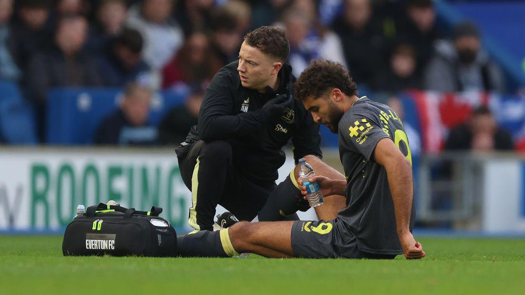 Calvert-Lewin scored a goal against Tottenham in January - ending a barren Premier League scoring sequence stretching back to September and lasting 1,288 minutes. But was injured in the next game against Brighton