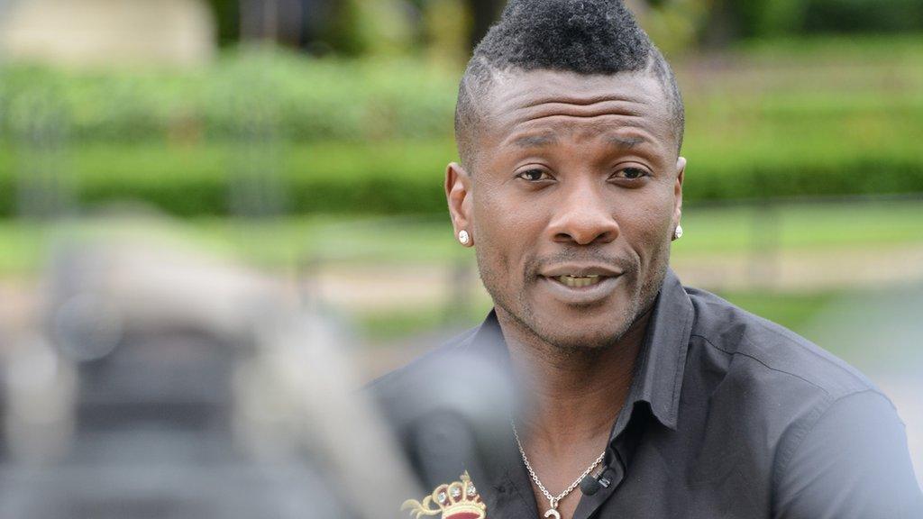 Asamoah Gyan visited BBC Sport Africa to talk through all of his six World Cup goals