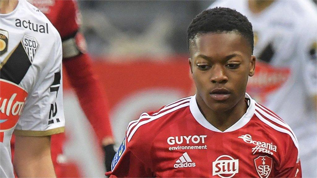 Karamoko Dembele was a 74th-minute substitute in Stade Brestois' 2-0 Ligue 1 defeat by Marseille on Saturday