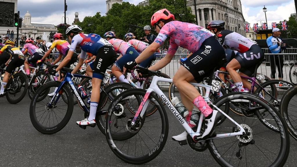 Athletes competing in the RideLondon Classique