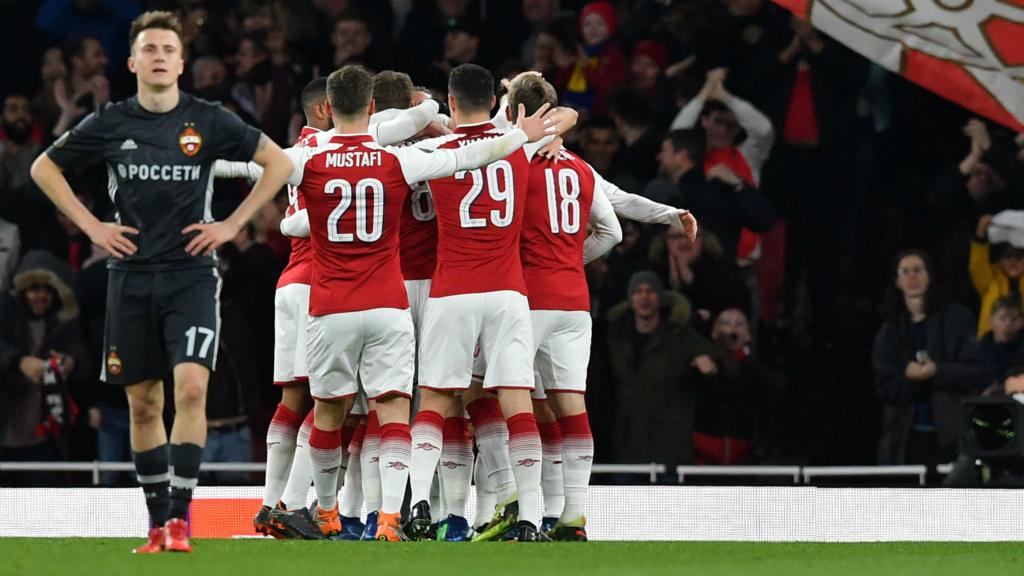 Arsenal celebrate