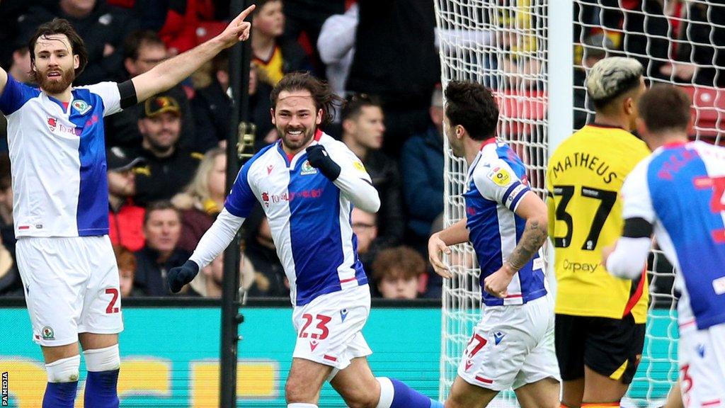 Bradley Dack scores for Blackburn