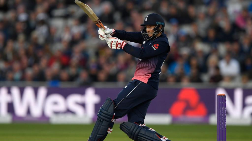 Joe Root takes a shot