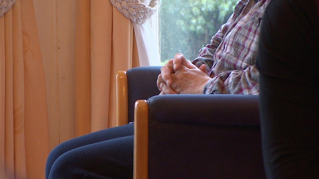 A resident at a care home