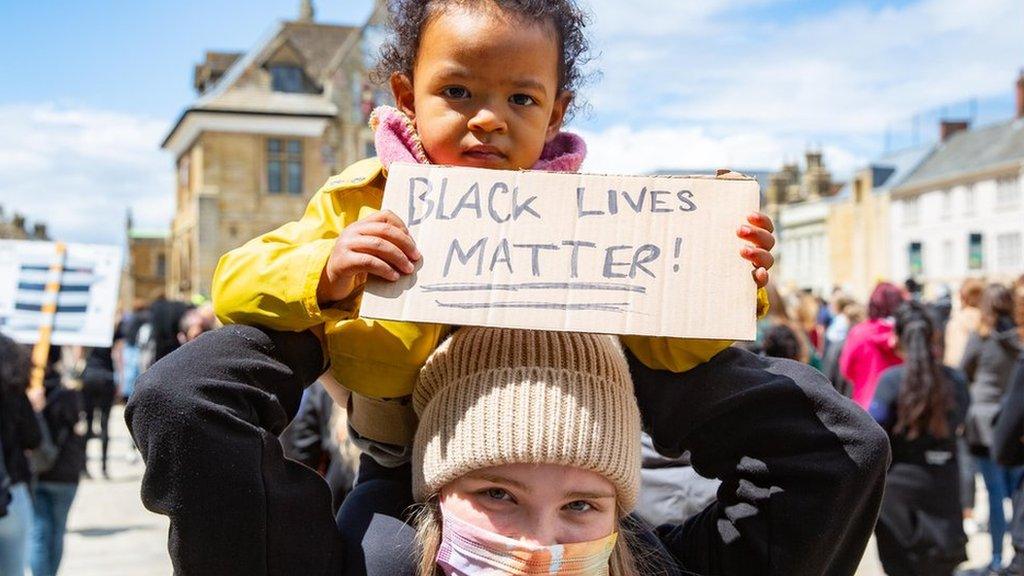 Black Lives Matter protest in Peterborough