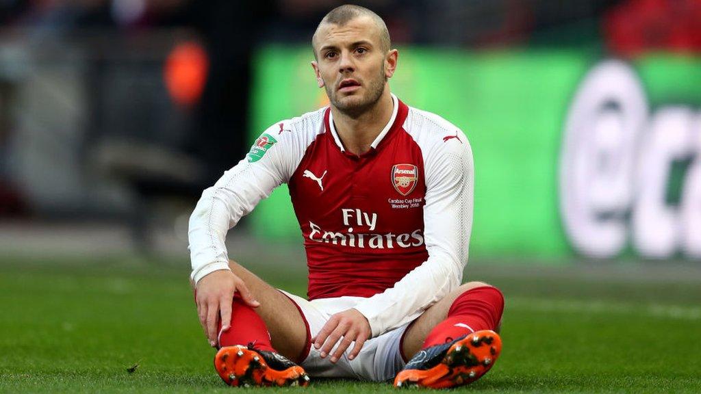 Arsenal player Jack Wilshere