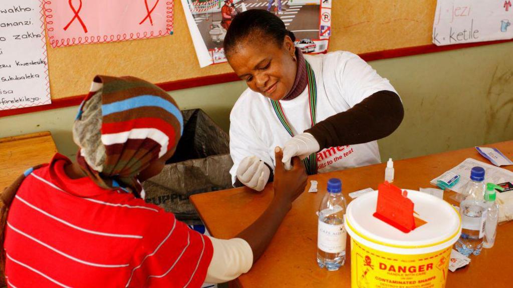 HIV treatment clinic workers in South Africa