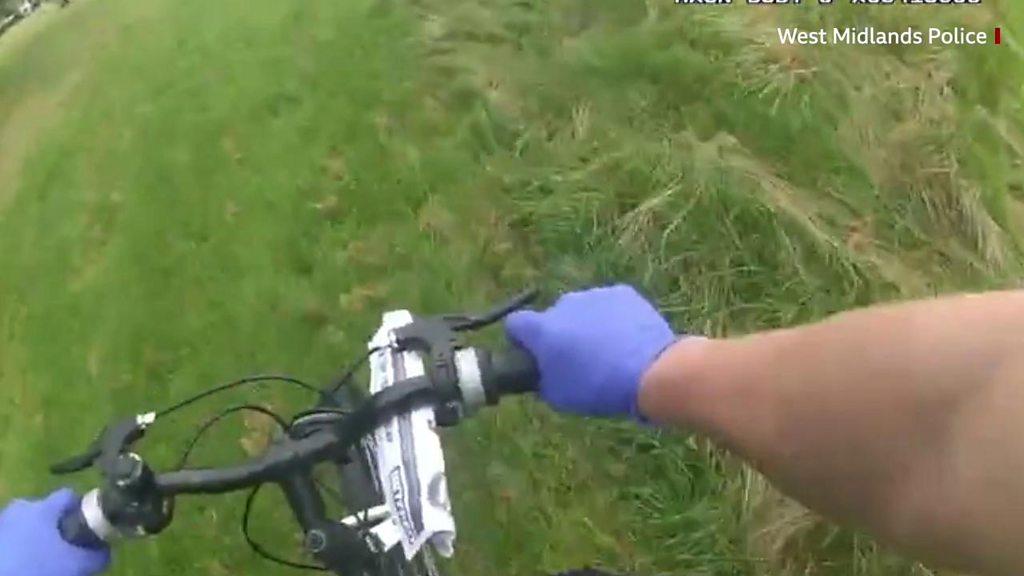 Police officer on bike