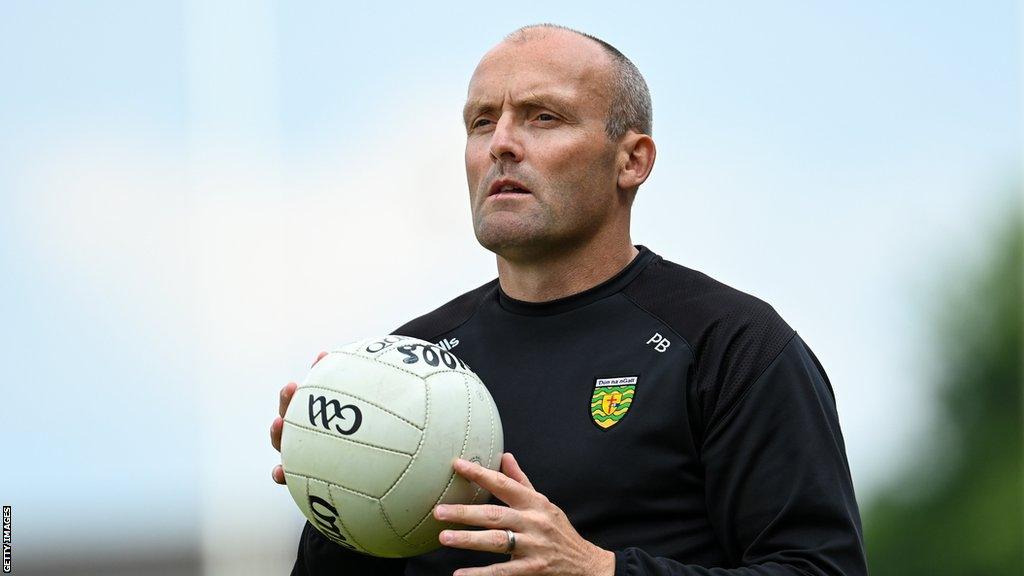 Donegal coach Paddy Bradley