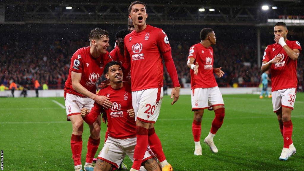 Nottingham Forest celebrate