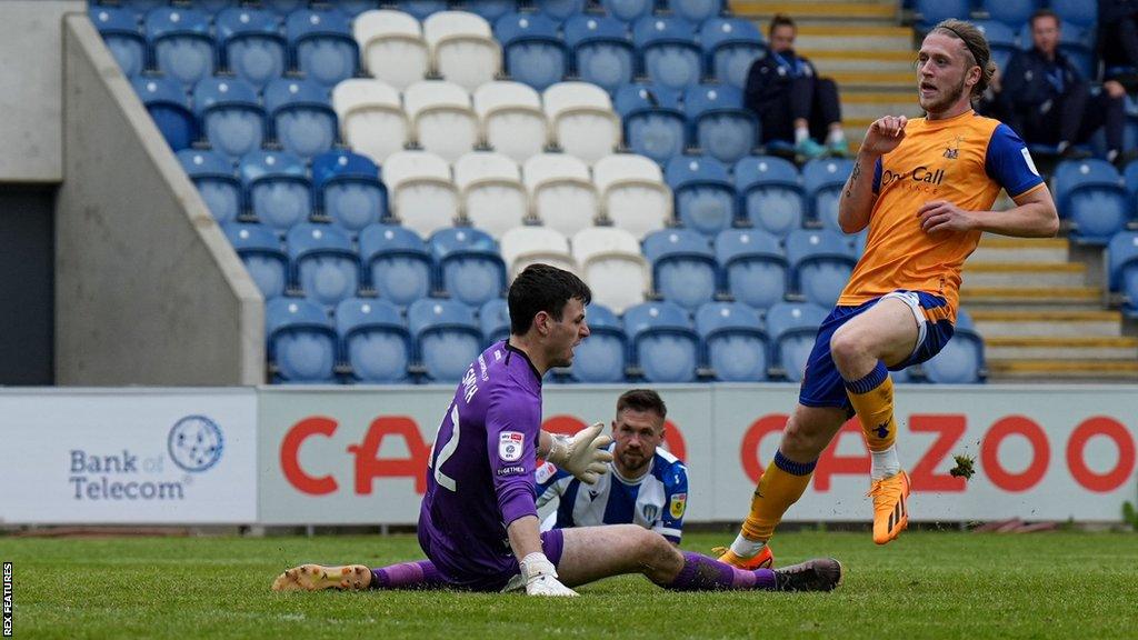 Tom Smith played six games for Colchester during a loan spell last season