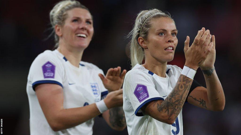 Millie Bright and Rachel Daly