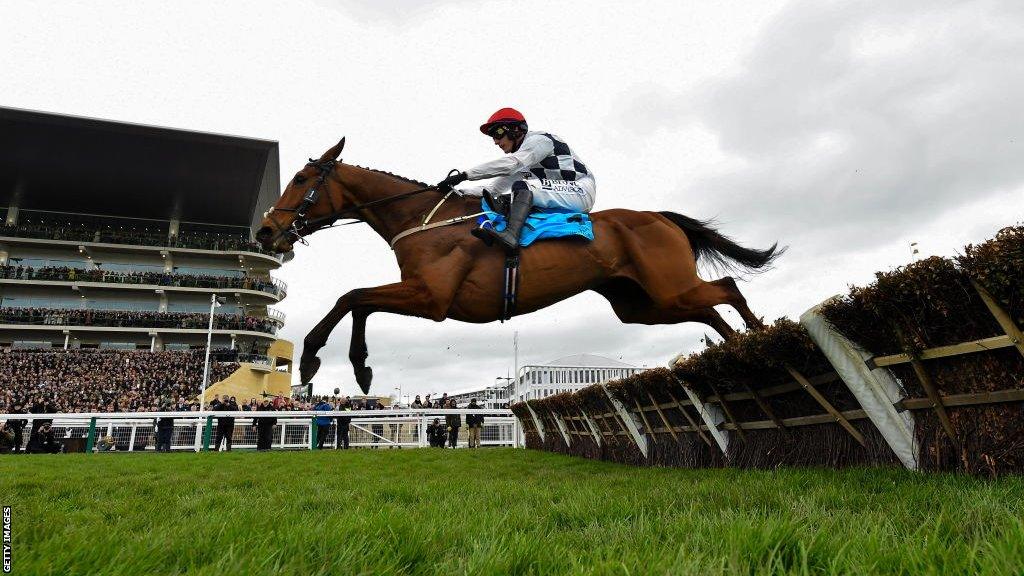 Ballyburn won the Gallagher Novices' Hurdle