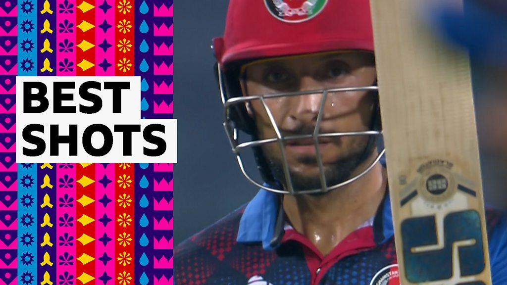 Icc Cricket World Cup Watch Best Shots From Afghanistan S Rahmat Shah As He Crosses