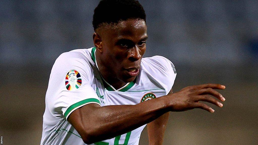 Chiedozie Ogbene made his international debut when the Republic of Ireland last faced Hungary in 2021