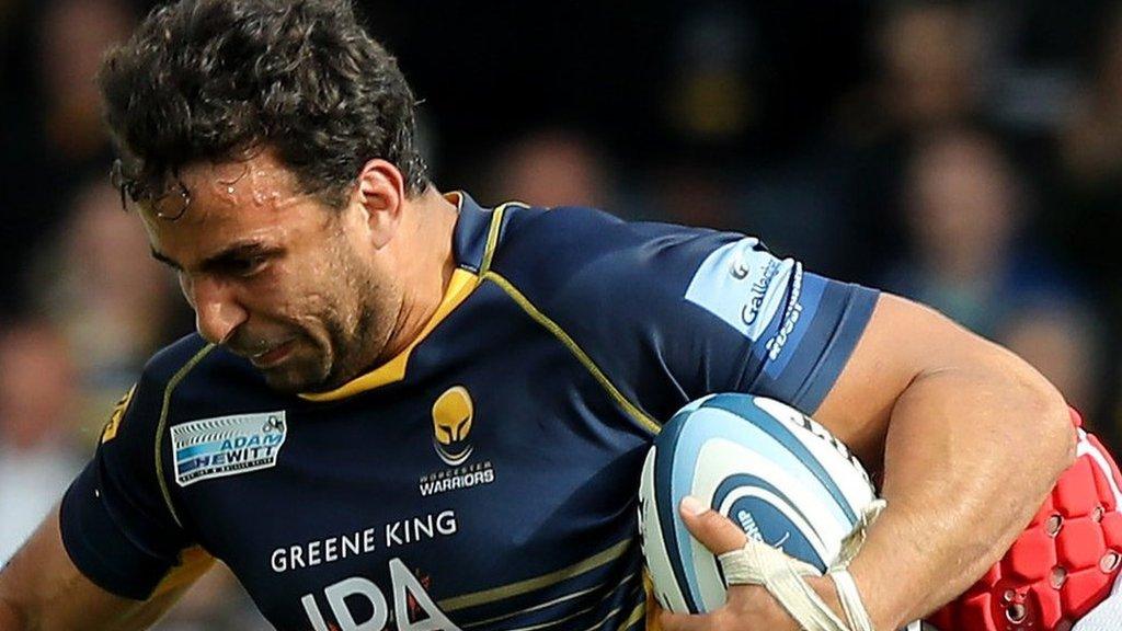 Worcester flanker Marco Mama joined the Warriors from Bristol in 2015