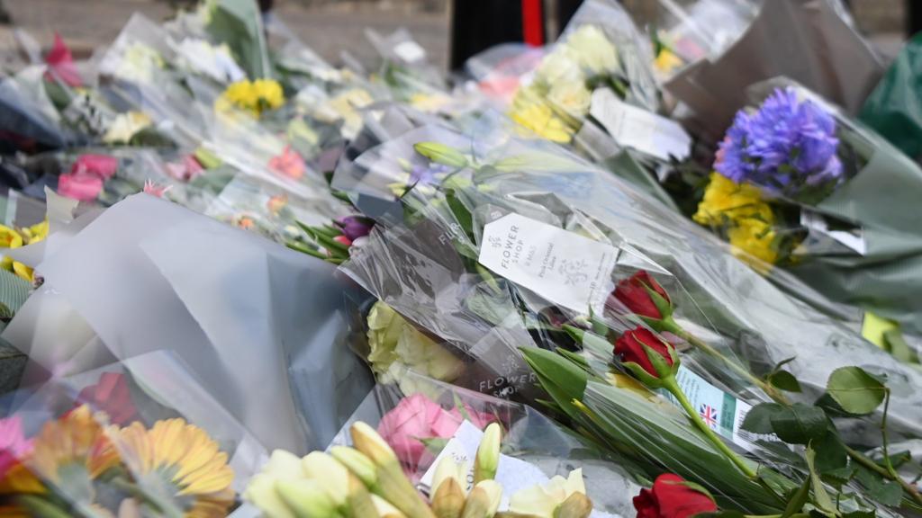 Floral tributes to Duke of Edinburgh