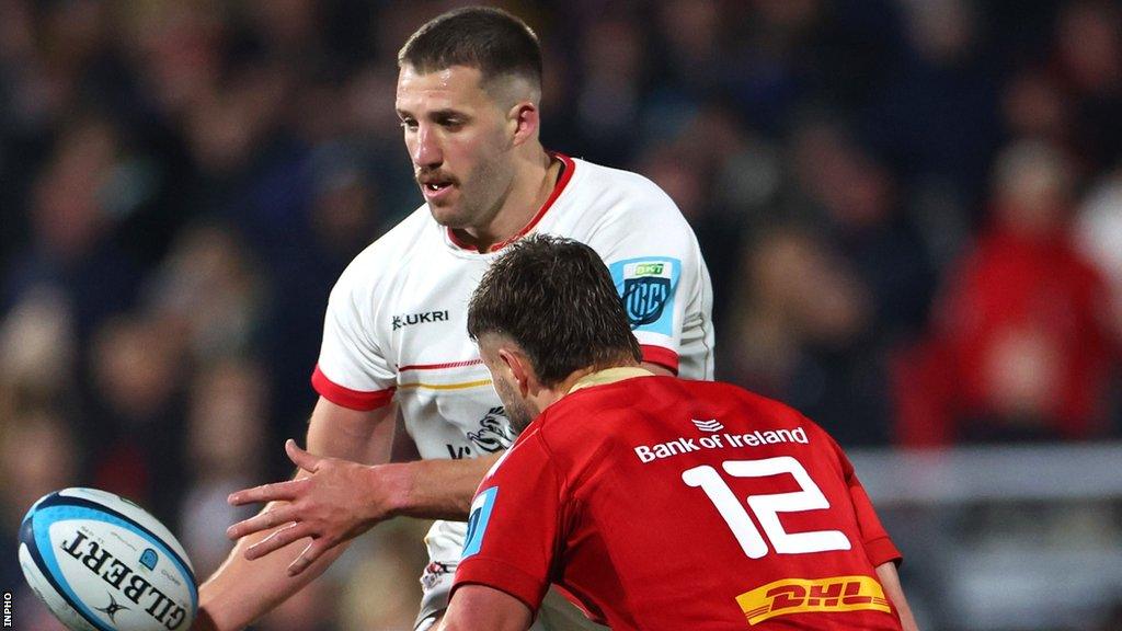 Stuart McCloskey in action against Munster last weekend