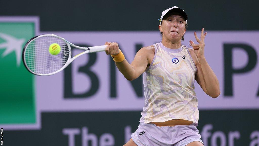 Iga Siatek at Indian Wells