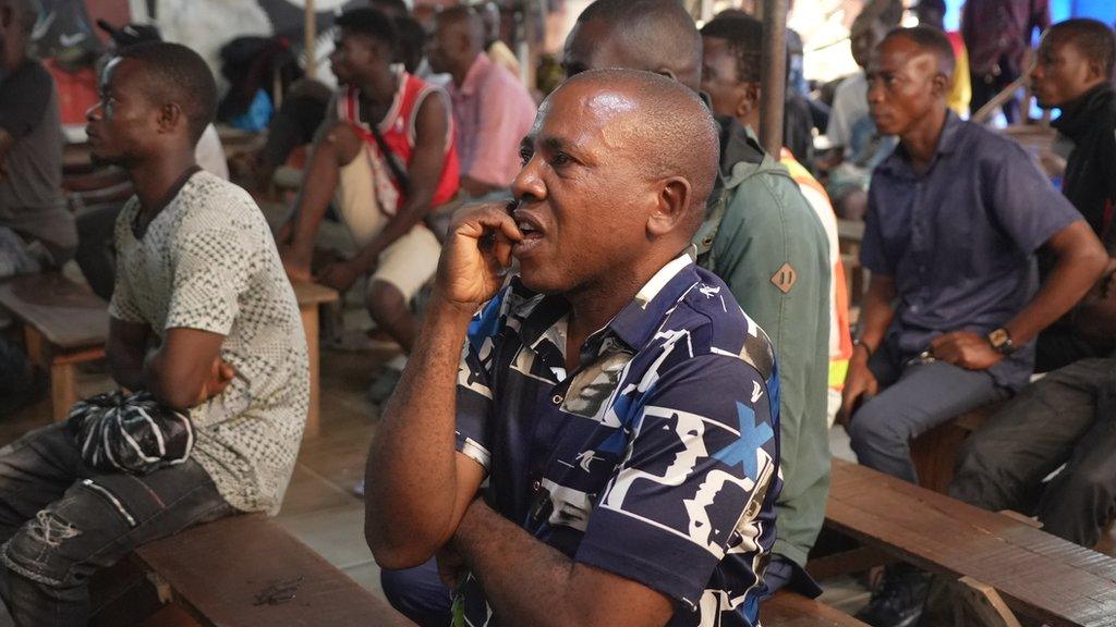 Nigeria fans watch the Women's World Cup clash against England in Lagos