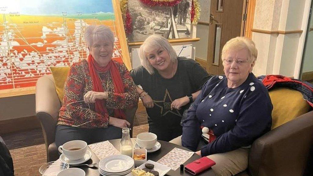 Joan Powell, Sylvana Evans, and Brenda Kennish at Live at Home’s warm space session