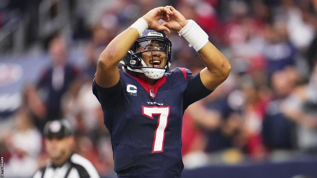 Houston Texans quarterback DJ Stroud