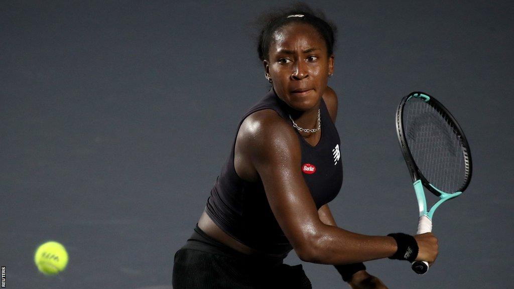 American teenager Coco Gauff