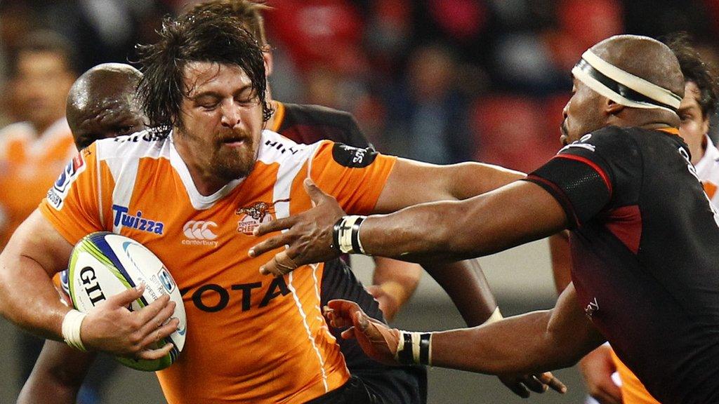 Cheetahs playing against Southern Kings in Super Rugby