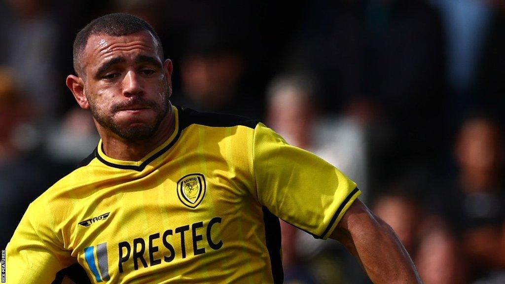 Mason Bennett in action for Burton Albion