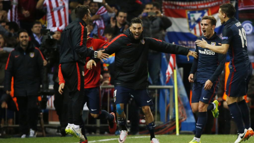 Atletico Madrid celebrate