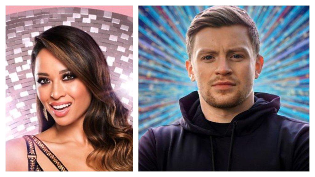 Adam Peaty and Katya Jones