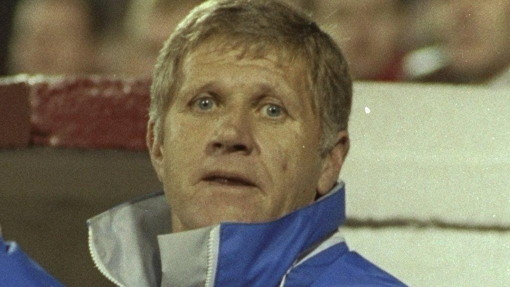 Bobby Ferguson in the dugout