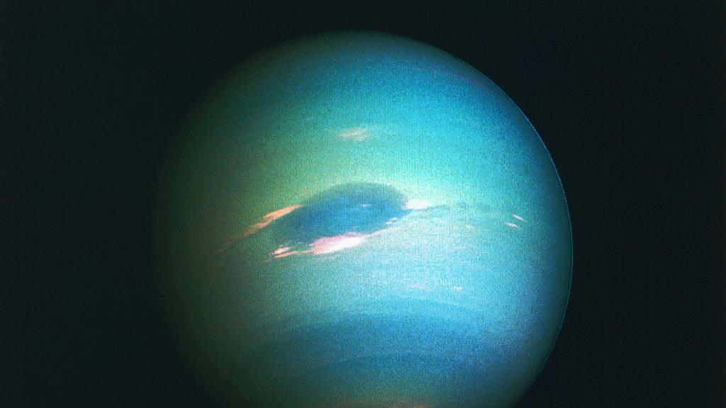 photo of neptune from Voyager-2