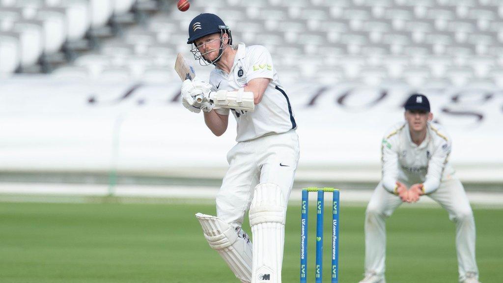 Sam Robson is the only Middlesex player to have hit a century in the Championship this season