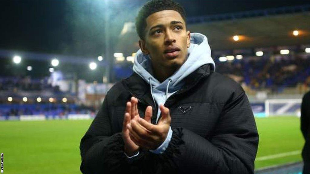 Birmingham City old boy Jude Bellingham was given a lovely reception before the game