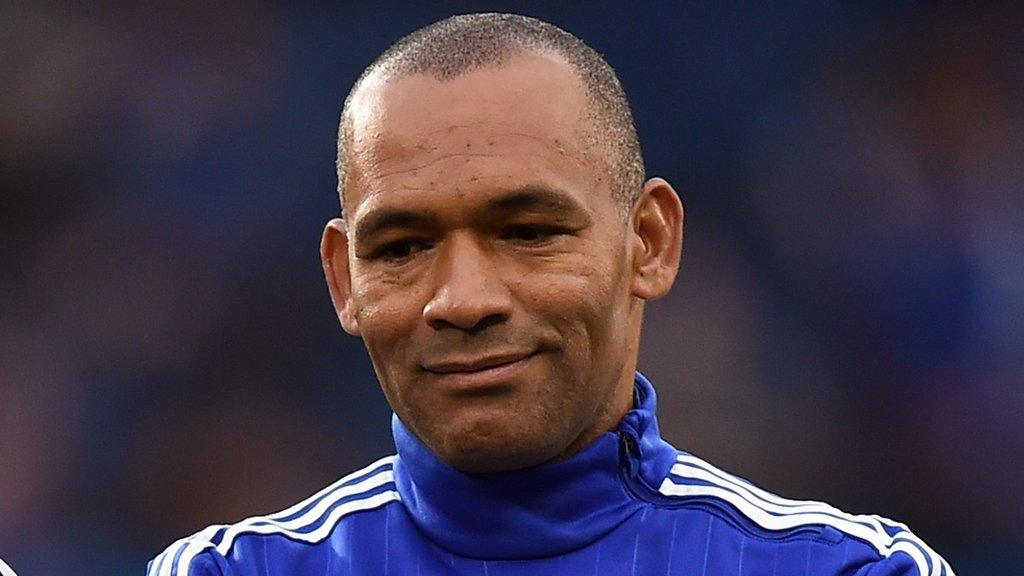 Jose Morais watches pre-match warm-ups ahead of Chelsea's game with Fiorentina in 2015