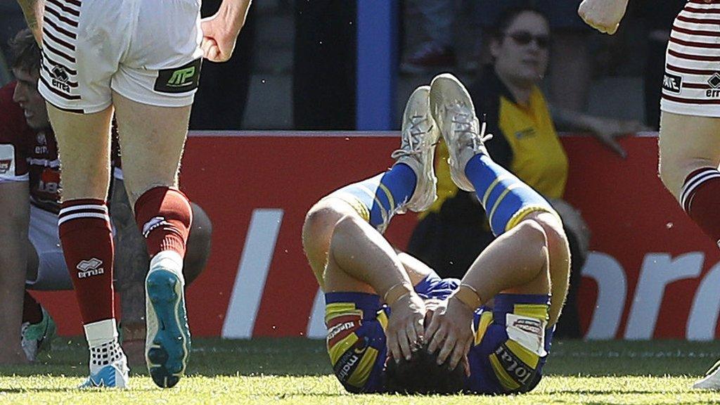 Warrington Wolves v Wigan Warriors: Declan Patton's last-second drop ...
