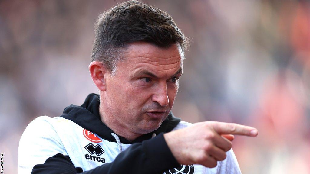 Sheffield United manager Paul Heckingbottom