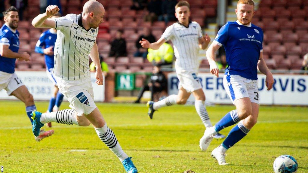 Dunfermline's Craig Wighton scores