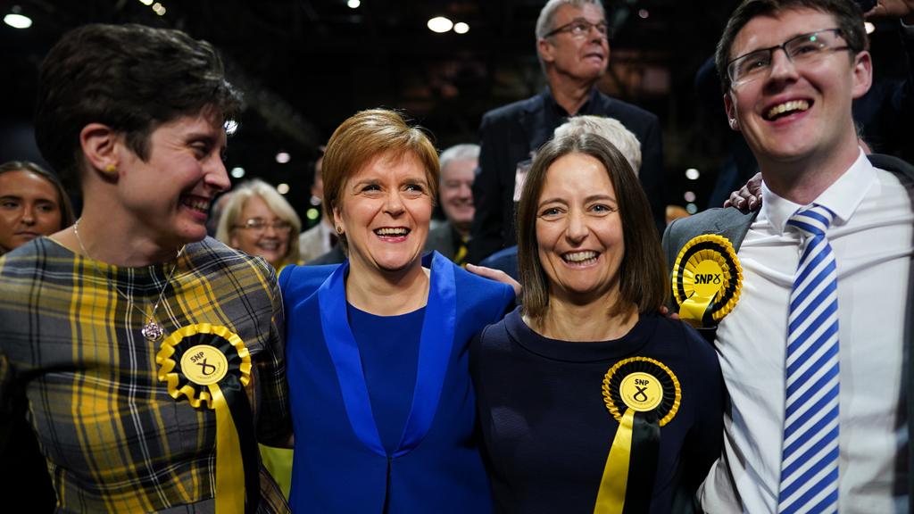 Nicola Sturgeon at Glasgow count