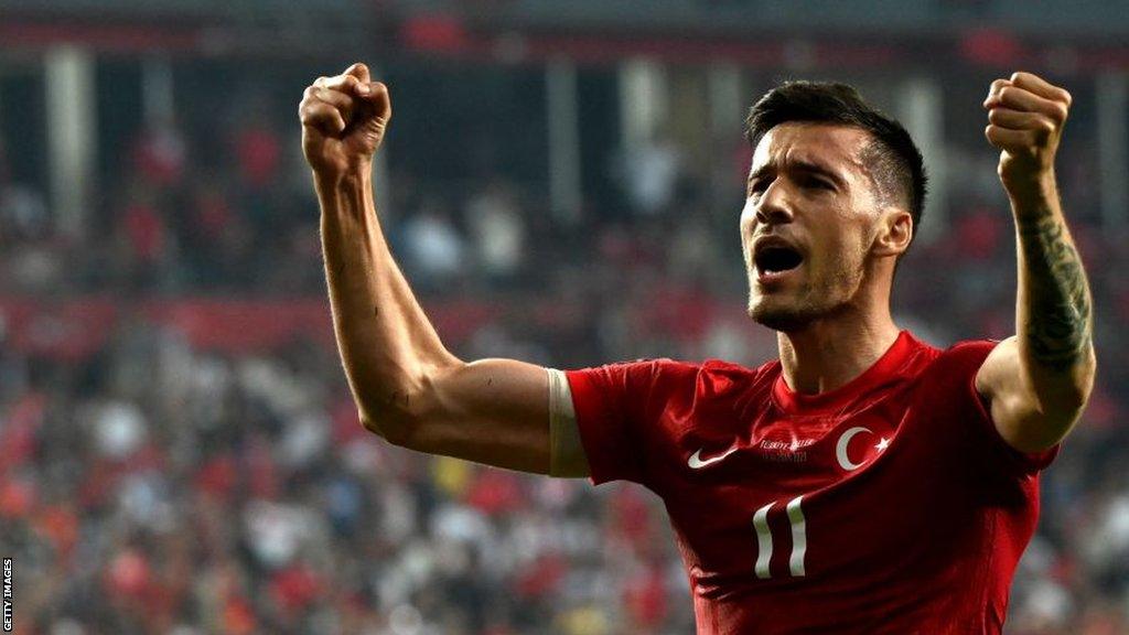 Mehmet Umut Nayir celebrates