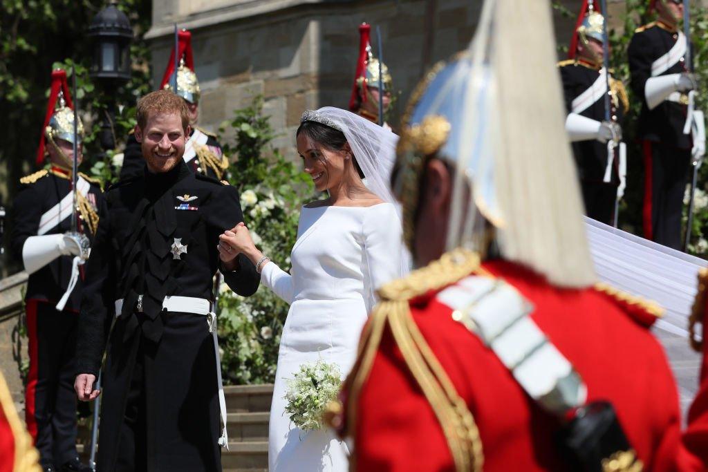 In May 2018, the nation celebrated as the Queen's grandson Prince Harry married American actress Meghan Markle