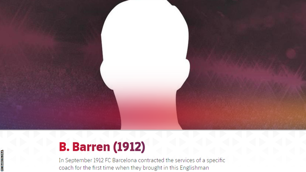 Barcelona entry's website on B Barren