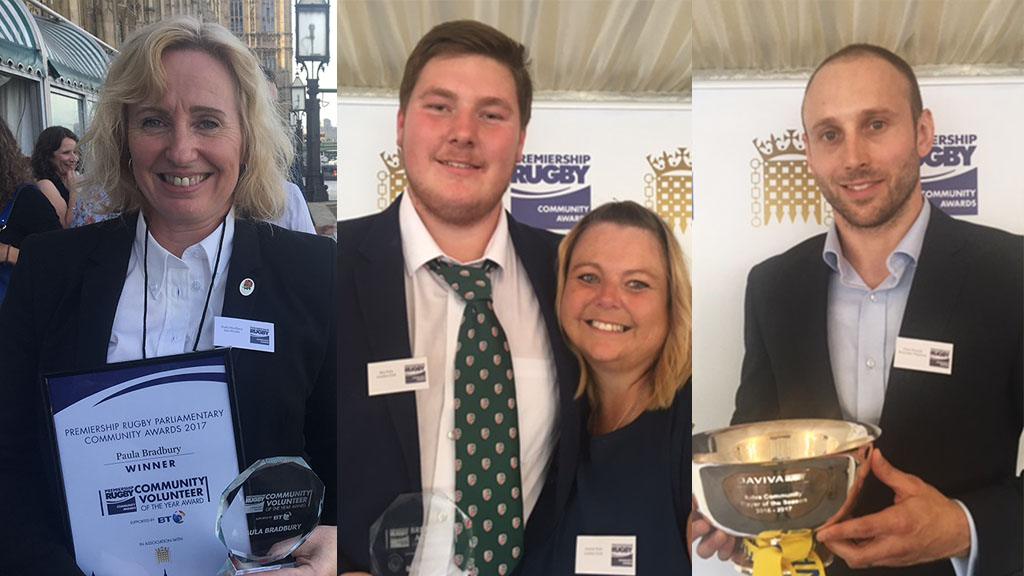 Winners of Premiership Rugby Parliamentary Community Awards